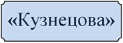 "Кузнецова", ИП